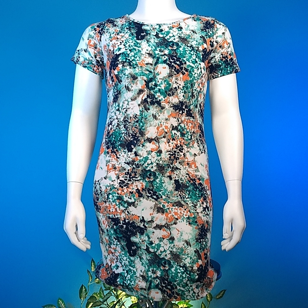 NWOT Pinkblush floral Maternity midi Dress Size L